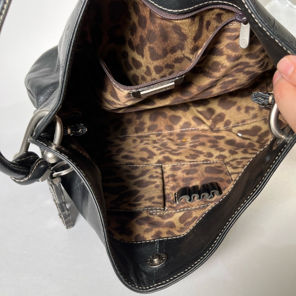 Vakko Genuine Leather Black Sholder Women Bag - Picture 15 of 15